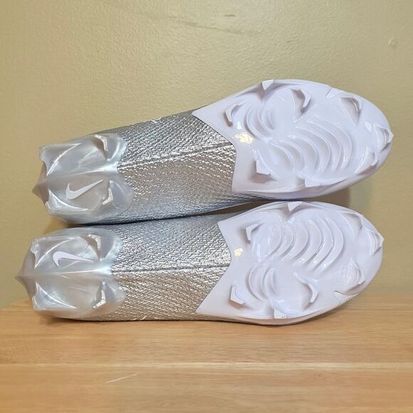 Nike Vapor Edge Speed 360 2 Football Cleats White Metallic Silver DA5455-102 13 - Picture 6 of 7